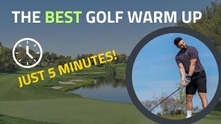 THE BEST 5 Minute Golf Warm Up - Golf Club Only, No Equipment!