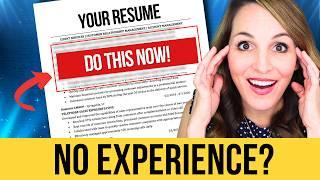 How To Write An IMPRESSIVE Resume with NO Experience | FREE TEMPLATE INSIDE!