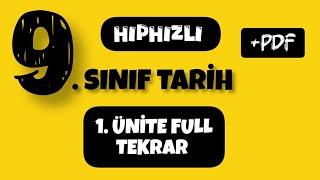 9.SINIF TARİH 1.ÜNITE FULL TEKRAR(2025)