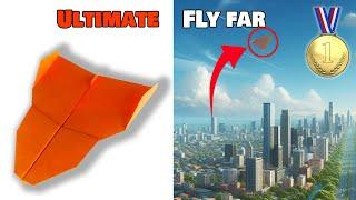 How To Make A Good Paper Airplane - Origami Craft DIY FLY FAR