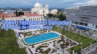 CENTRO HISTÓRICO EL SALVADOR como nunca Impresionante vuelo sobre el #centrohistórico de #elsalvador