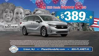 SAVE*MORE on a new Honda Odyssey at Planet Honda NJ