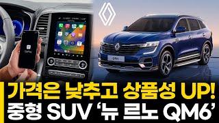 르노의 스테디셀러!! 가격은 낮추고 상품성 UP! 중형 SUV ‘뉴 르노 QM6’