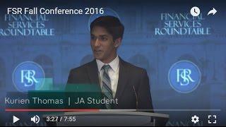 Kurien Thomas Address at the FSR Fall Conference 2016