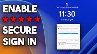 How To Enable Secure Sign-In Option on Windows 11
