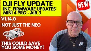 dji fly 1.14.0 update - firmware updates - This could save you some money!