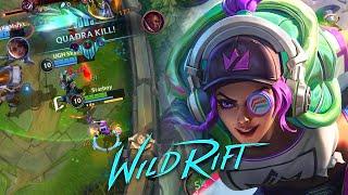 WILD RIFT SAMIRA GRANDMASTER GAMEPLAY / SEASON 8 I GOT QUADRA KILL ON SAMIRA (BUILD AND RUNES)