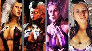 Sindel's evolution in Mortal Kombat 9 to 1