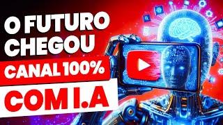 CANAL DARK + INTELIGÊNCIA ARTIFICIAL: COMO GANHAR DINHEIRO NO YOUTUBE [Sem Aparecer] 2024