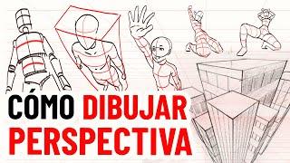 EL MÉTODO DEFINITIVO para DIBUJAR PERSPECTIVA y PROFUNDIDAD