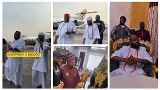 DAVIDO Received ROYAL BLESSINGS FROM HIS INLAWS IN OWERRI AS CUBANA CHIEFPRIEST OPENS HOTEL CP