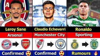 New Latest CONFIRMED and RUMOUR Summer Transfers News 2024!  FT. Cristiano Ronaldo to Sporting