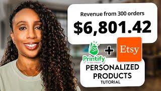 How I Made $12,682 Selling Personalized Print On Demand Products on Etsy (Full Tutorial)