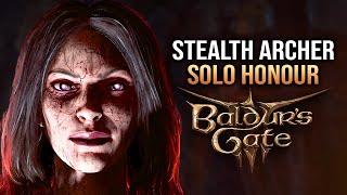 The STRONGEST Build in BG3: Solo Stealth Archer PRO Walkthrough Dark Urge Patch 7 NEW EVIL ENDING