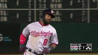 WSH@OAK: Goodwin crushes his first career home run