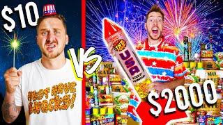 $10 VS $2,000 FIREWORKS! *Budget Challenge*