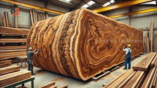 The Secret Behind Giant Wooden Tables: Discover The Wooden Table Production Process #201