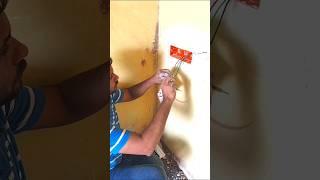 अंडरग्राउंड बॉक्स फ़िटिंग और वायरिंग करने का सही तरीका #electrician #electricalwork #shorts #reels