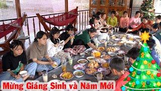 Rất Đông Sinh Viên Học Sinh mừng Giáng Sinh và Năm Mới với Nhiều Món Ăn Ngon được Chú Hung Vu giúp