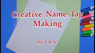 DIY Name Tag Making #NameTagMaking #CreativeCraft