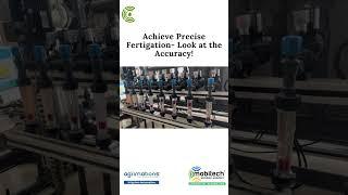 Achieve precise #fertigation look at the accuracy #mobitech #agrimations