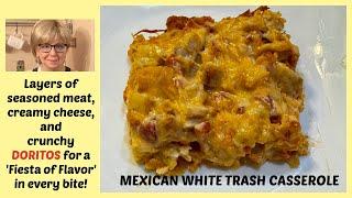 MEXICAN WHITE TRASH CASSEROLE. Perfect when you have no Thanksgiving leftovers! Easy and delicious!