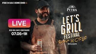 Live - Let's Grill com Rick Bolzani em Casa | #FiqueEmCasa e #CozinheComigo