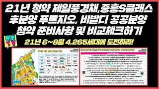 파주운정3 제일풍경채2차 중흥S클래스2차 후분양 푸르지오 A17공공분양 준비사항 및 비교체크포인트 (초등학교 설명 리플확인필요)