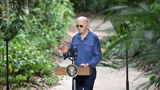 Biden Wanders Into Amazon Jungle After Remarks