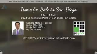 San Diego Homes For Sale -  San Diego, CA 92108 (Mission Valley)