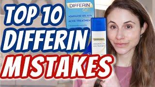 TOP 10 DIFFERIN GEL MISTAKES| Dr Dray