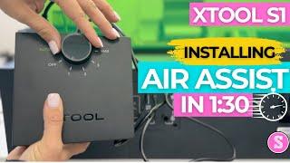 How to Install xTool S1 Air Assist In Less Than 2 Minutes