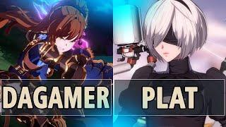 GBVSR:Dagamer (Beatrix) Vs Plat (2B)| High Level Gameplay.