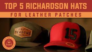 Top 5 Richardson Hats for Custom Leather Patches! KC Laser Co