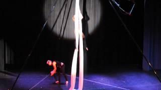 Equilibria Aerial Art Show 2014: Stephanie Haber & Nate Davies on silks