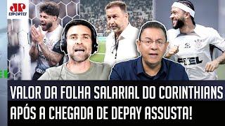 SURREAL??? "SAIU HOJE A INFORMAÇÃO de que a FOLHA SALARIAL do Corinthians com o Depay SUBIU para..."