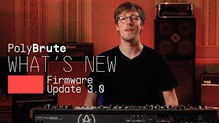 What's New? | PolyBrute - Firmware 3.0