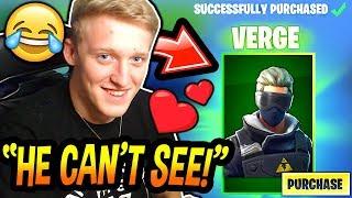 Tfue BUYS & LAUGHS At His *NEW* "VERGE" SKIN! (HE LOVES IT!) Fortnite FUNNY & SAVAGE Moments