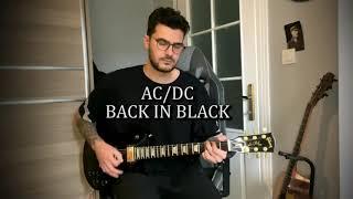 AC/DC - Back In Black Guitar Solo | By Mert Öner