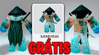 COMO FAZER SKIN GRATIS SAMURAI NO ROBLOX!