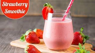 Strawberry Smoothie For Weight Loss | Healthy Smoothie Recipe In Hindi | Let's Go Healthy