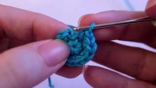 Crochet for beginners. How to knit a circle. Amigurumi ring. #4