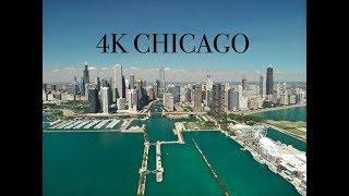 4K Chicago - DJI Mavic Air Drone above Chicago