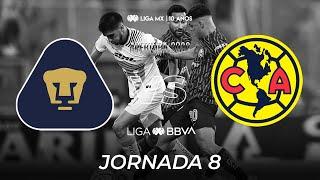 Resumen y Goles | Pumas vs América | Liga BBVA MX | Apertura 2022 - Jornada 8