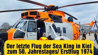 Zum letzen Mal kommt der Sea King nach Kiel Holtenau zurück.