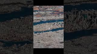 The true size of New York #amazing #facts #nyc #newyork #shorts #clips #aerial #view