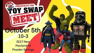 Retro Toy Swap Powder Springs GA October 5th! Vintage Toys Action Figures!