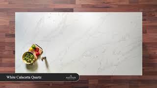 White Calacatta Quartz by Mayfair Granite