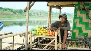 CAMPING PANEN BUAH DI RUMAH RAKIT DI TERJANG HUJAN BADAI, MASAK KEPOMPONG