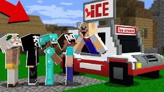 ICE CREAM TRUCK HAS ARRIVED in VILLAGE! ICE CREAM MAKER in Minecraft Noob vs Pro vs Hacker vs God